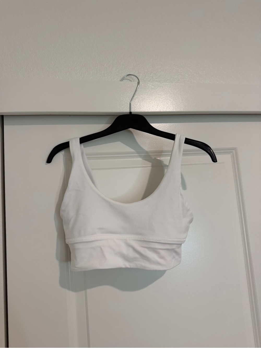 lululemon athletica align reversible White Scoop Neck Sports Bra size 6